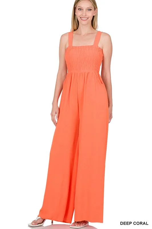 Deep Coral Knit Top & Soft Woven Pants Zenana Jumper 2/14/23 5561