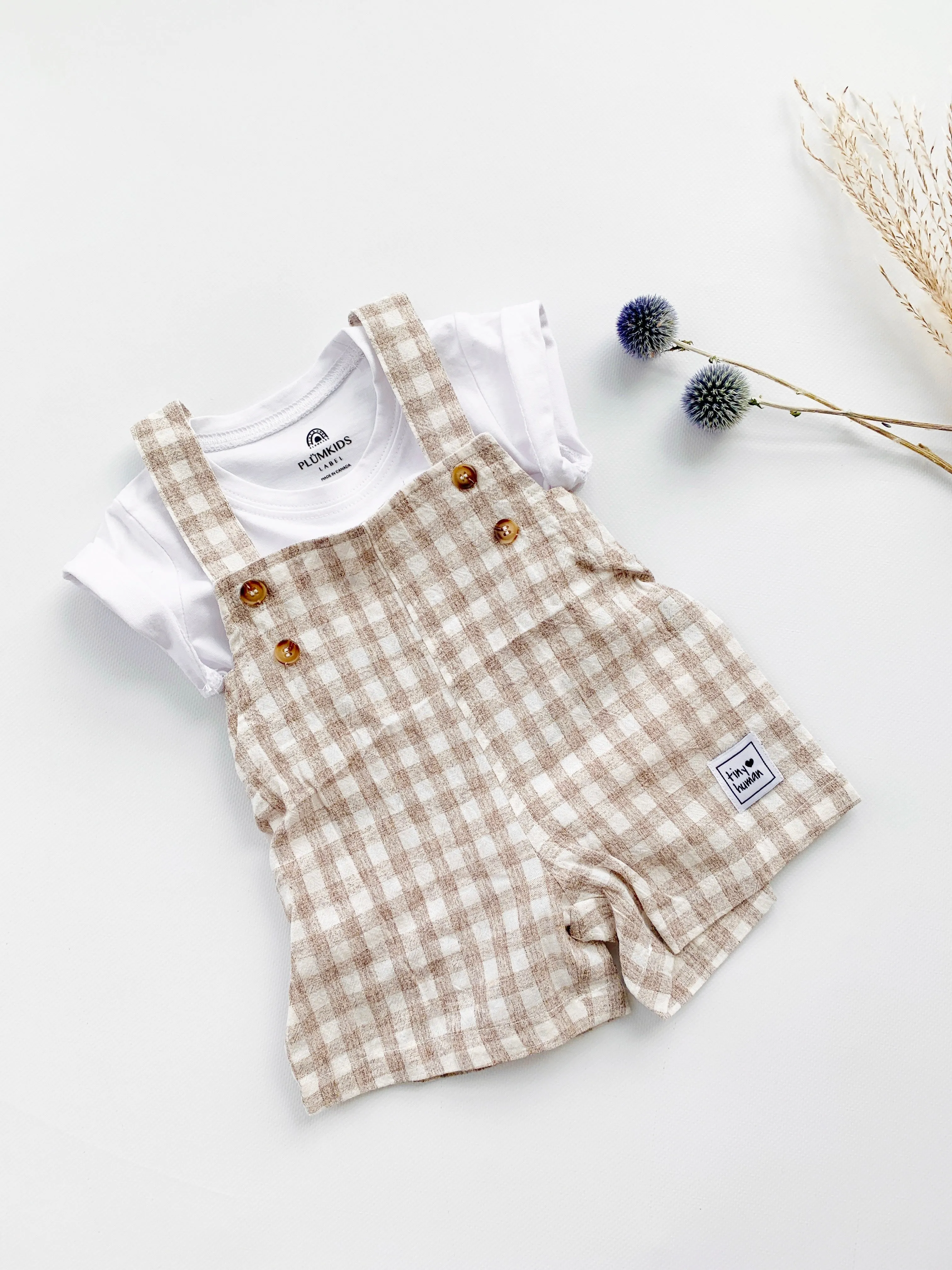 dungarees | mocha